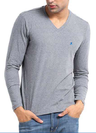 V-neck full sleeve t-shirt